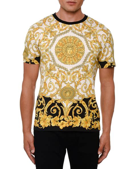 mens versace shirts uk|Versace t shirts men's sale.